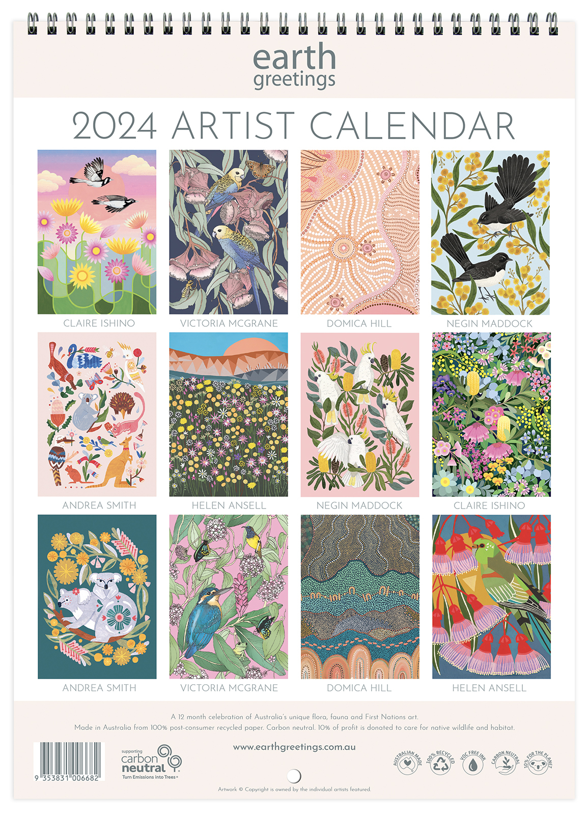 2024 Artist Calendar