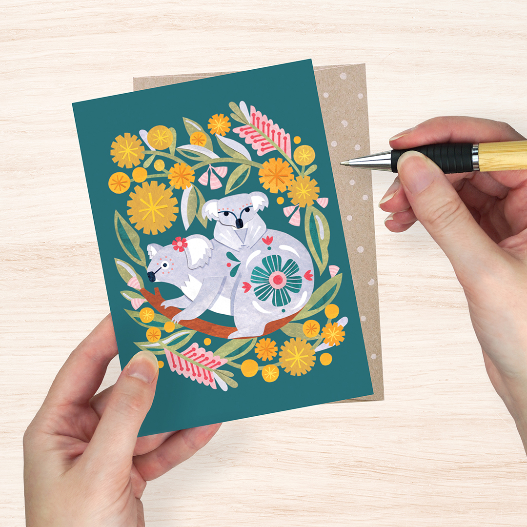 Greeting Card - Koala Mum & Bub