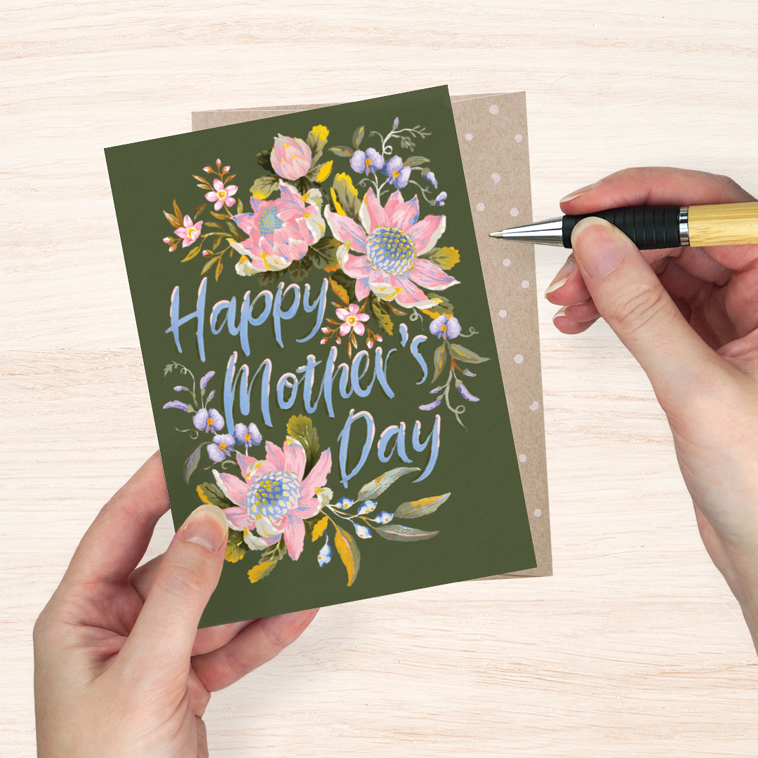 Greeting Card - Mother's Day Waratahs