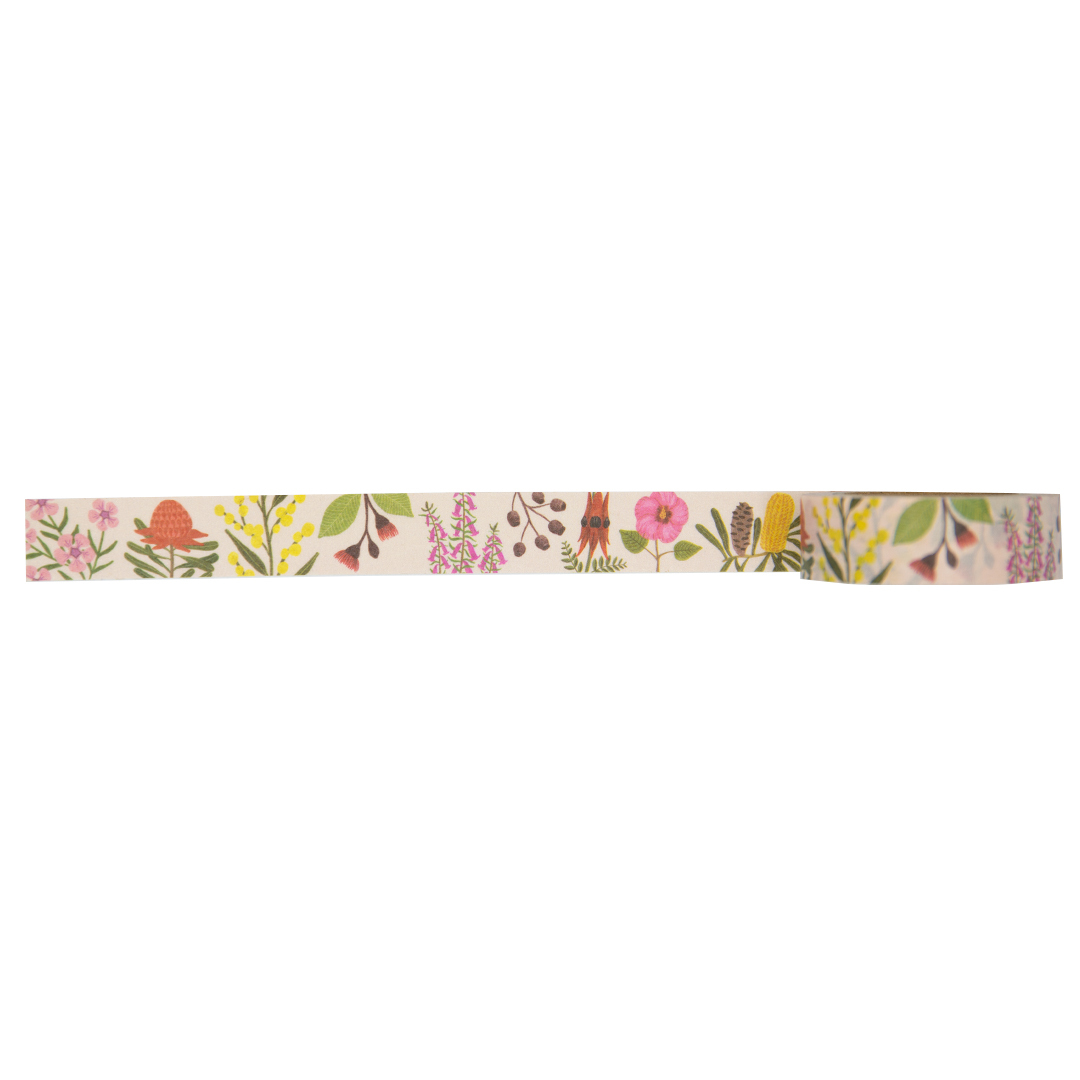 Washi Tape Australian Wildflowers
