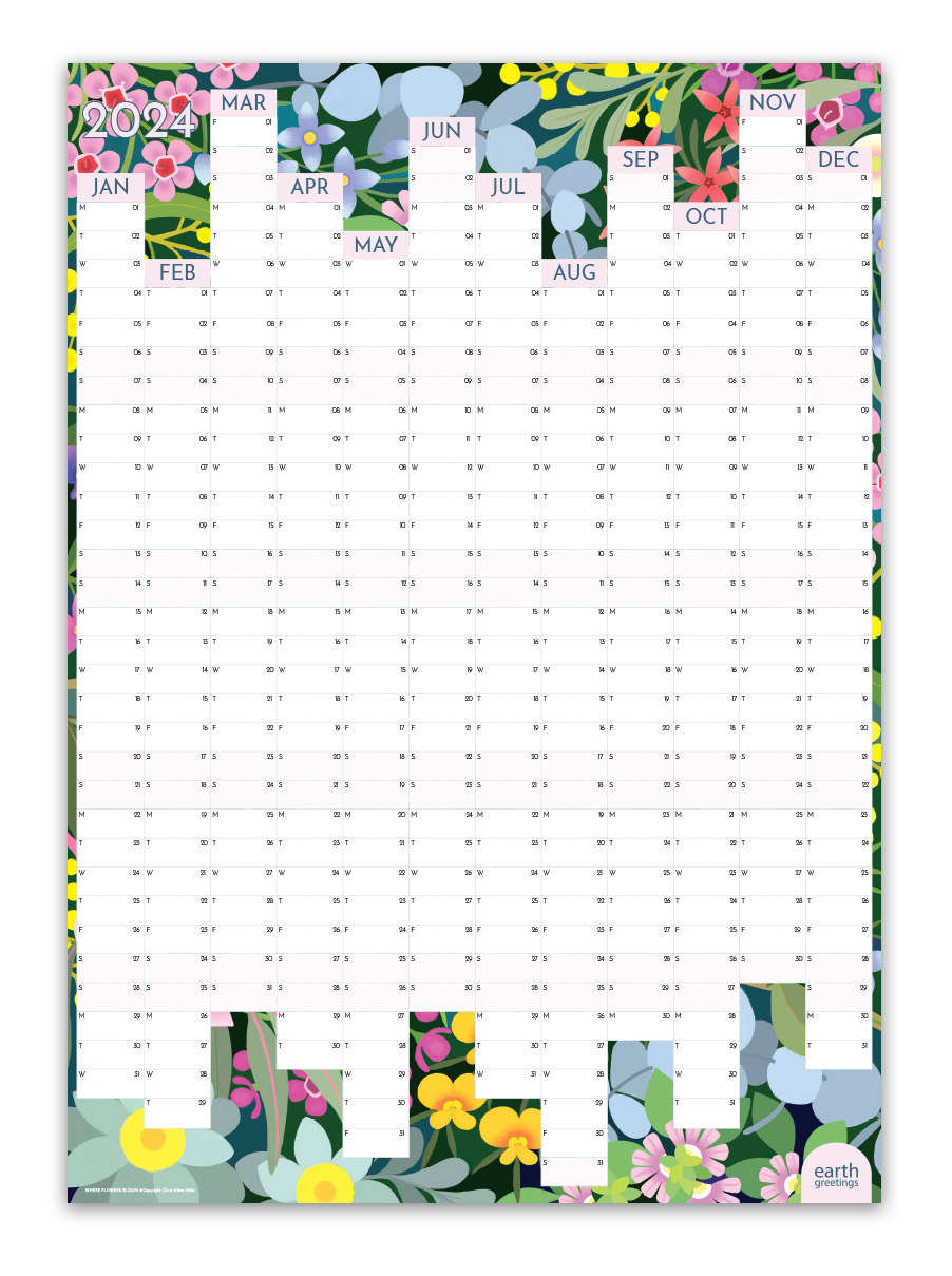 2024 Planner + Calendar + Wall Planner Bundle - Azure