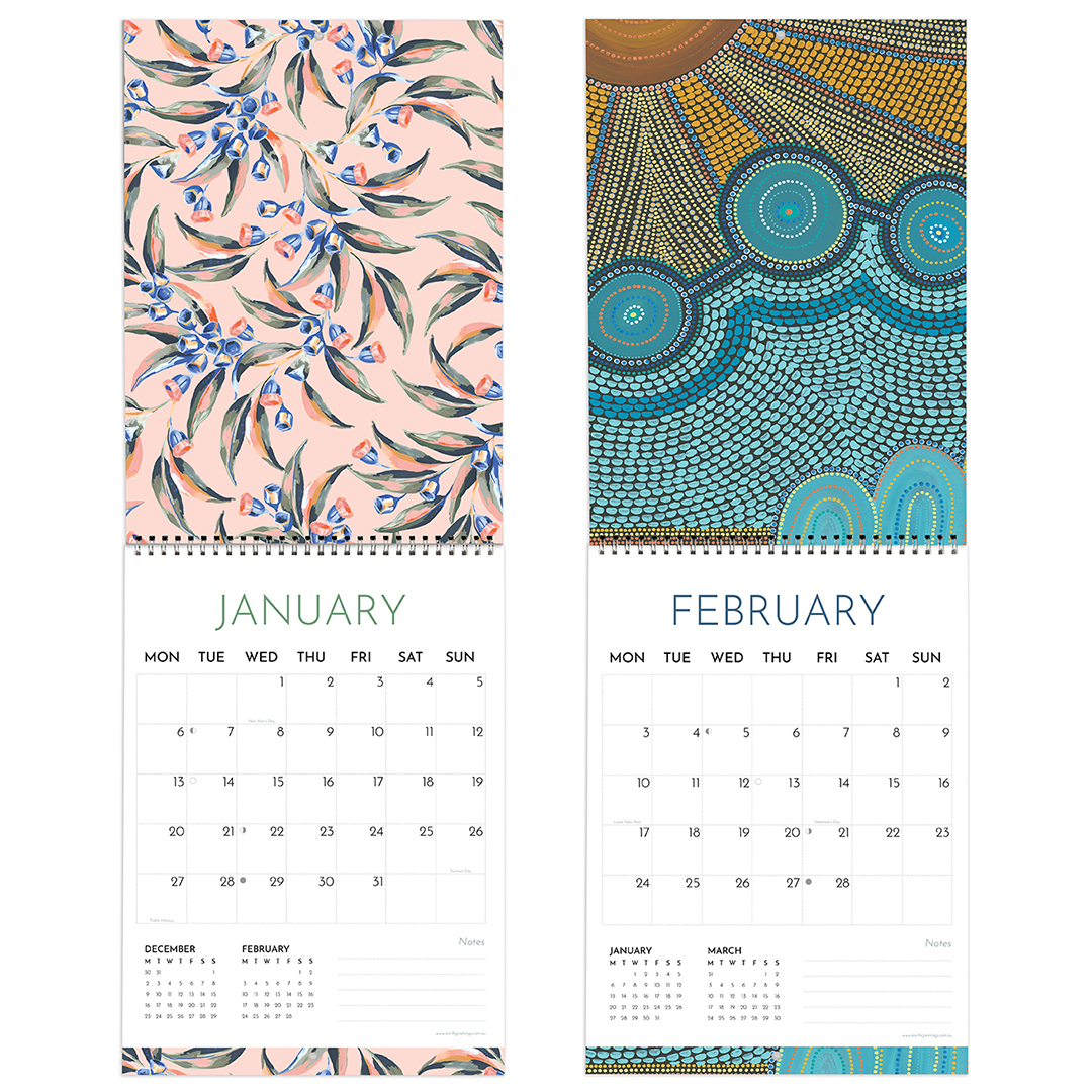 2025 Calendar + Wall Planner Bundle