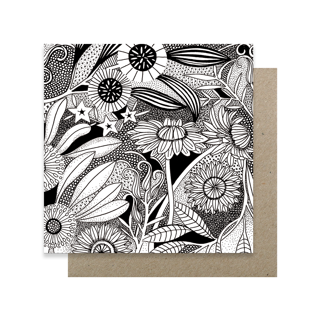 Colouring Cards Pack - Australian Natives