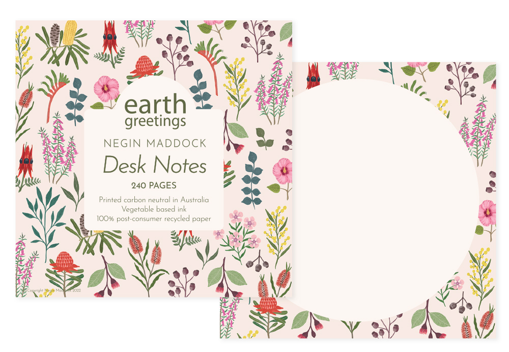 Desk Notes - Australian Wildflowers