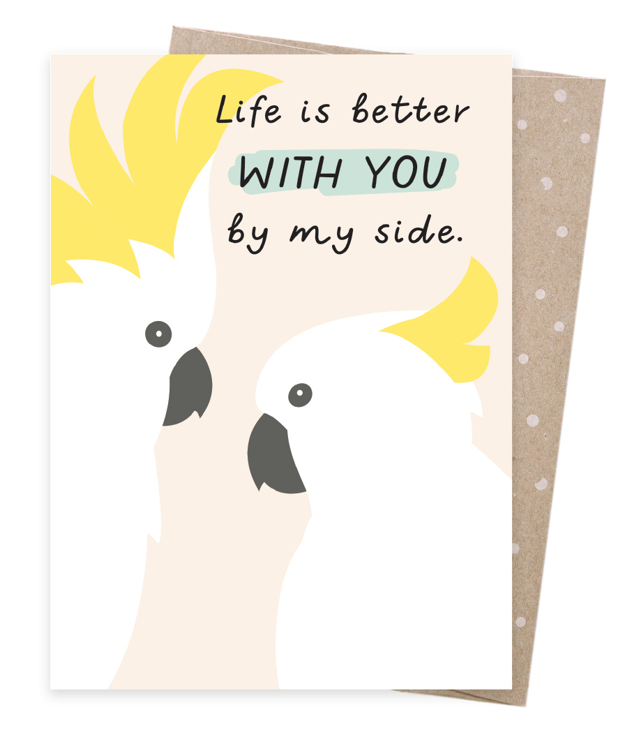 Greeting Card - By My Side