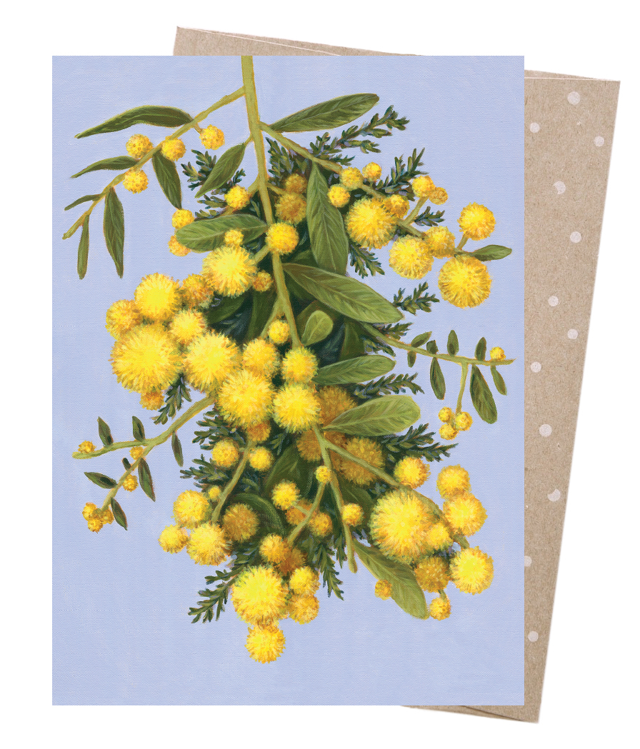 Greeting Card - Golden Wattle