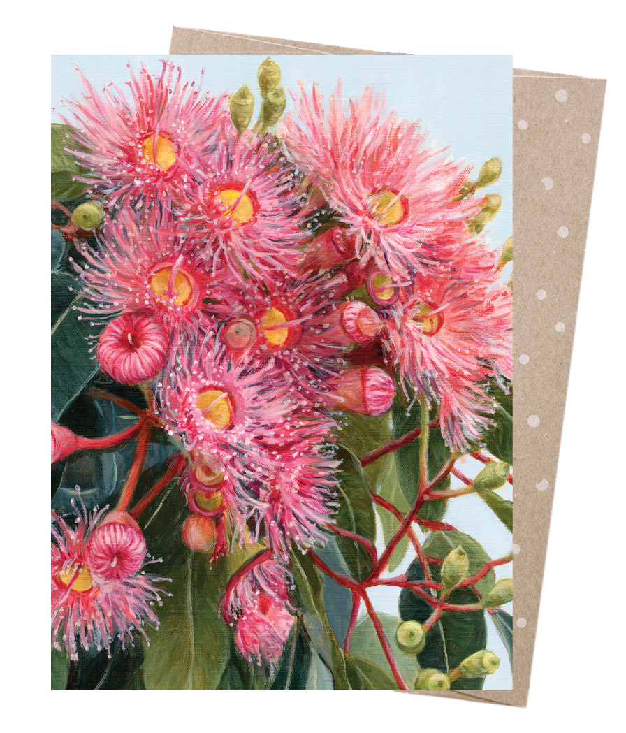 Greeting Card - Summer Gumflowers