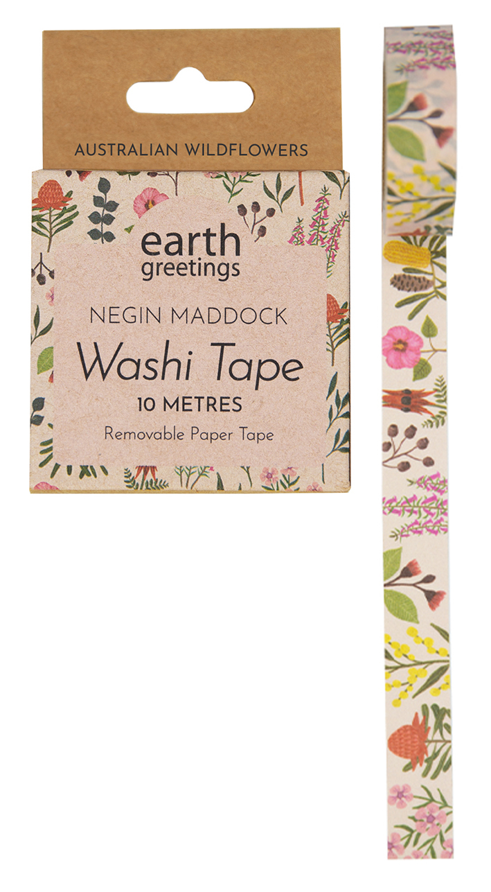 Washi Tape Australian Wildflowers