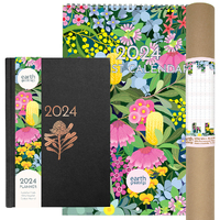 2024 Planner + Calendar + Wall Planner Value Bundle - Midnight