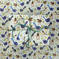 Gift Wrapping Service "Fairy Wrens"