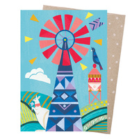 Greeting Card - Windmill