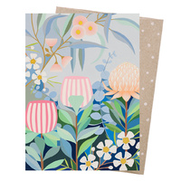 Greeting Card - Bush Banksia 