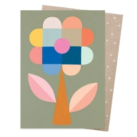 Greeting Card - Confetti Flower