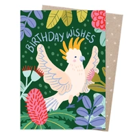 Greeting Card - Birthday Cockatoo