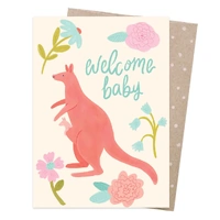 Greeting Card - Baby Kangaroo