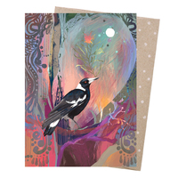 Greeting Card - Magpie Moon 
