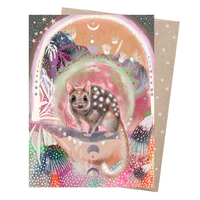 Greeting Card - Twilight Quoll