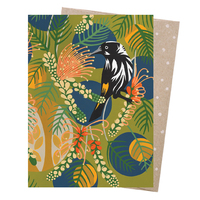 Greeting Card - New Holland Honeyeater