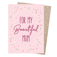 Greeting Card - Beautiful Mum