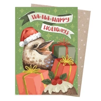 Christmas Card - Happy Kookaburra
