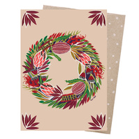 Christmas Card - Native Wreath