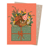 Greeting Card - Possum Party