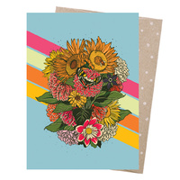 Greeting Card - Rainbow Bouquet