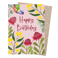 Greeting Card - Birthday Garden 