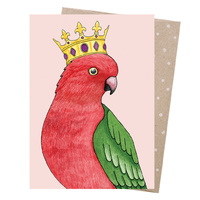 Greeting Card - Crowned Parrot