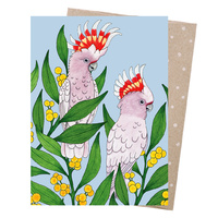 Greeting Card - Major Mitchell's Perch 