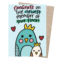 Greeting Card - Baby Cockatoo 