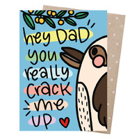 Greeting Card - Crackup Dad 