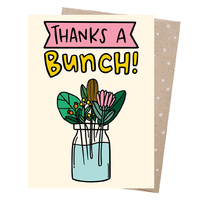 Greeting Card - Thanks A Bunch 