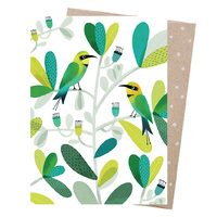 Greeting Card - Bee-eater Besties 