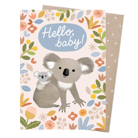Greeting Card - Bouncing Baby Koala