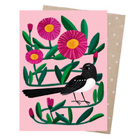 Greeting Card - Willie Wagtail 