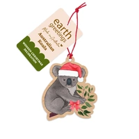 Wooden Christmas Decoration - Australian Koala 