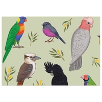 Folded Wrapping Paper - Iconic Birds of Australia