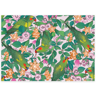 Folded Christmas Wrapping Paper - Lorikeets & Lilly Pilly 