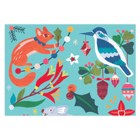 Folded Christmas Wrapping Paper - Nature's Gifts