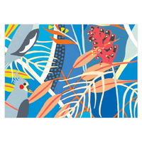 Folded Wrapping Paper - Wild Cockatiels