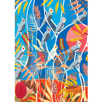 Flat Wrapping Paper - Wild Cockatiels
