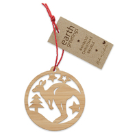 Bamboo Bauble - Aussie Kangaroo