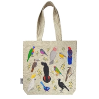 Tote Bag With Pocket - Iconic Birds Of Australia