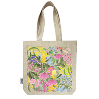 Tote Bag With Pocket - Where Flowers Bloom