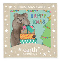 Boxed Christmas Cards (Square) - Happy Quokka 