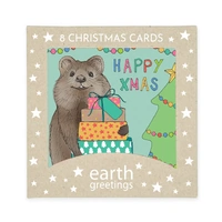 Boxed Christmas Cards (Square) - Happy Quokka 