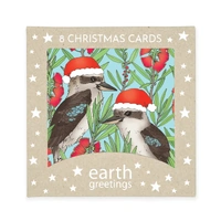 Boxed Christmas Cards (Square) - Jolly Kookaburras 