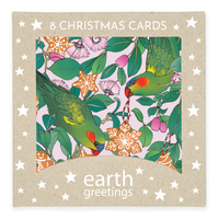 Boxed Christmas Cards (Square) - Lorikeets & Lilly Pilly 