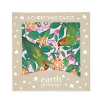 Boxed Christmas Cards (Square) - Lorikeets & Lilly Pilly 
